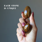Tigers Eye Egg Hematite Iron Strong Power of Earth Crystal