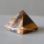 Tigers Eye Pyramid Peak Power Stone Business Success