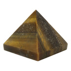 Tigers Eye Pyramid Peak Power Stone Business Success